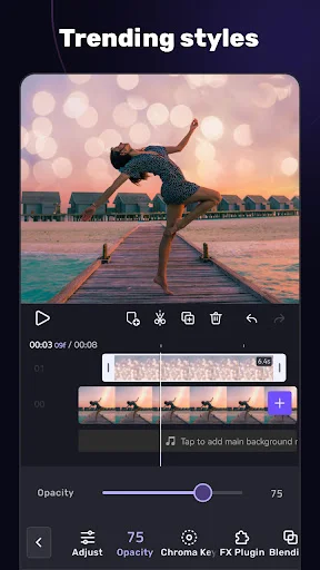 Baixar VivaCut – Editor de Vídeo Profissional com Efeitos Incríveis - Screenshot 3