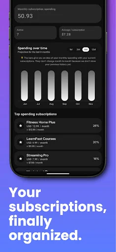 Baixar Subtrack: Gerencie Suas Assinaturas e Economize Dinheiro - Screenshot 4