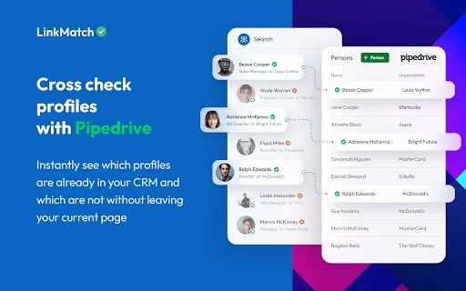 LinkMatch para Pipedrive – Automação de Leads e CRM no Navegador - Screenshot 3