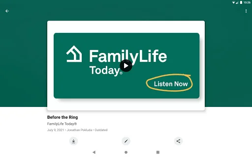 FamilyLife: Podcasts e Devocionais Cristãos para a Família - Screenshot 9