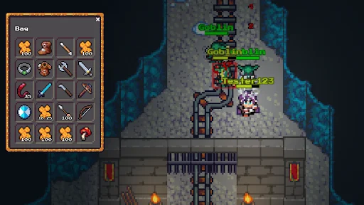 Definya: 2D MMORPG Online – RPG Pixel e PvP Grátis - Screenshot 2