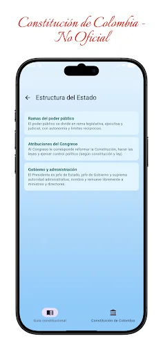 Constituição da Colômbia: Acesse a Lei Fundamental Grátis - Screenshot 3
