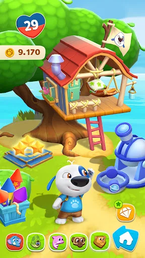 Baixar My Talking Hank: Islands – Aventura e Diversão no Android - Screenshot 2