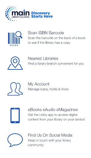 Baixar MAIN Library Alliance (NJ) – Acesso Rápido e Fácil - Screenshot 1