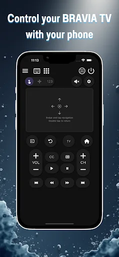 Controle Remoto para TV BRAVIA – App Grátis de Controle Wi-Fi - Screenshot 1