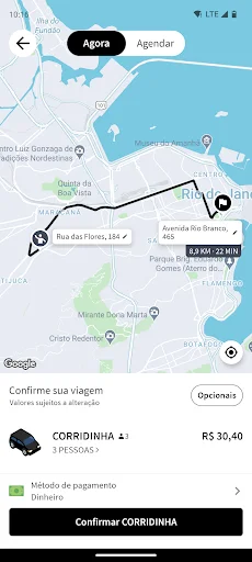Corridinha Mobilidade Urbana: Transporte Rápido e Seguro - Screenshot 3
