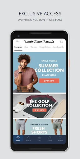 Baixar Fresh Clean Threads: Roupas de Qualidade com Estilo - Screenshot 2