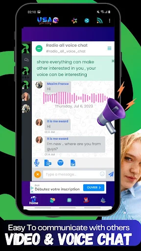 Baixar USA Dating – Conecte-se com Pessoas nos EUA e França - Screenshot 14