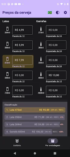 Baixar Calculadora de Cerveja – Descubra qual cerveja compensa mais - Screenshot 2
