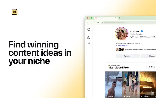 Sort Feed: Organize e Analise Posts do Instagram e TikTok - Screenshot 2