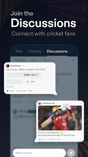 Baixar CREX – Placar de Críquete ao Vivo e Notícias em Tempo Real - Screenshot 4