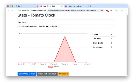 Tomato Clock: Temporizador Pomodoro Simples e Produtivo - Screenshot 2