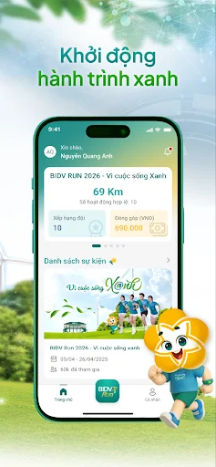 Baixar BIDV Run Plus Atualizado – Registre suas Corridas Grátis - Screenshot 4