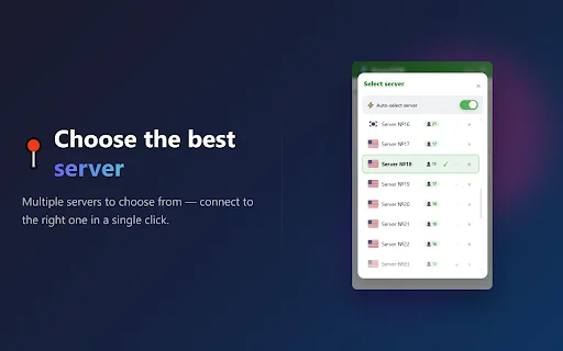 AnonVPN: VPN Grátis e Rápida para Chrome – Navegação Segura - Screenshot 3