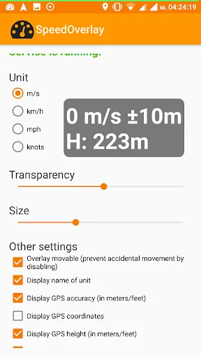 Speed Overlay: Velocímetro GPS Preciso para Android – Baixe Agora - Screenshot 6