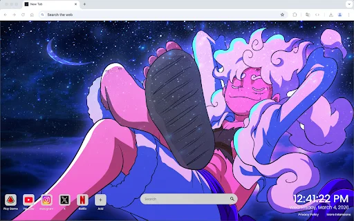 Luffy Gear 5 Live Wallpaper – Baixe o Tema de One Piece Grátis - Screenshot 3