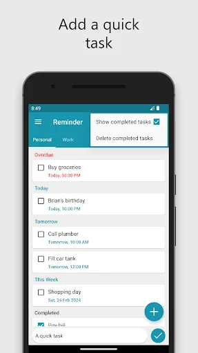 To Do List Reminder & Widget: Organize Suas Tarefas Diárias - Screenshot 2