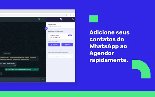 CRM Agendor para WhatsApp Web: Gerencie Leads e Vendas Agora - Screenshot 2