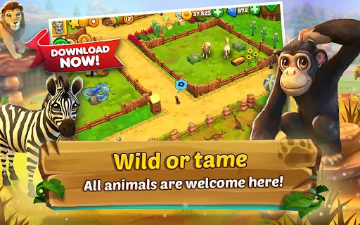 Baixe Zoo 2: Animal Park – O Melhor Simulador de Zoológico Online - Screenshot 8