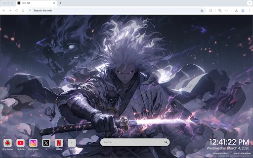 Dragon Samurai Anime Boy Wallpaper – Baixe Agora no Chrome - Screenshot 3