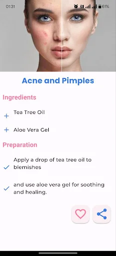 Skin Care: Face and Hair – Dicas Naturais e Receitas Práticas - Screenshot 3