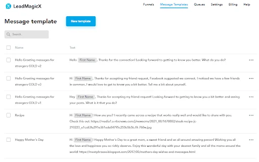 LeadMagicX: Gerencie seus contatos e automatize vendas no Messenger - Screenshot 4