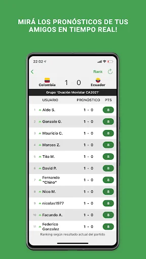 Baixar Penca Ovación: Palpites de Futebol com Amigos Grátis - Screenshot 5