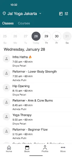 Baixar Jal Yoga APK – Agende Suas Aulas de Yoga Facilmente - Screenshot 2
