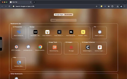 Mac New Tab: Transforme sua Nova Aba com o Estilo do macOS - Screenshot 5