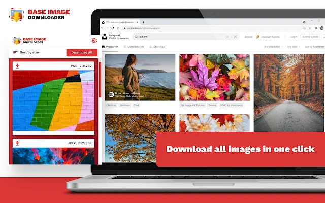 Baixar Base Image Downloader: Salve Imagens com 1 Clique Grátis - Screenshot 2