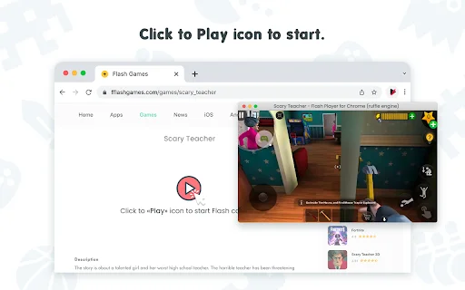 Flash Player – Reproduza Jogos Flash no Chrome Gratuitamente - Screenshot 3
