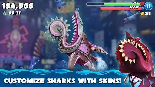 Baixar Hungry Shark World: O Melhor Jogo de Tubarão Grátis - Screenshot 3