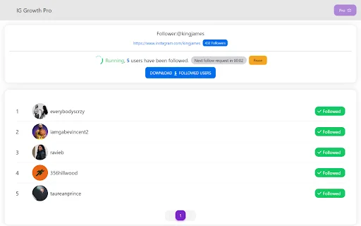 IG Auto Follower: Cresça no Instagram Automaticamente – Versão 2.8.1 - Screenshot 3
