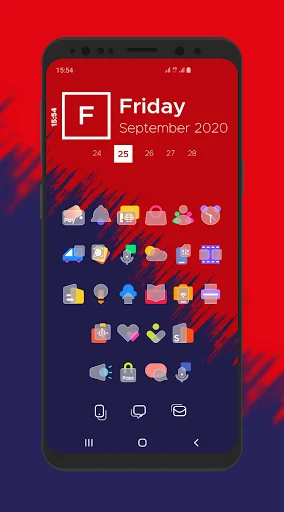 Bluric Icon Pack: Personalize seu Android com Estilo Frozen Glass - Screenshot 4