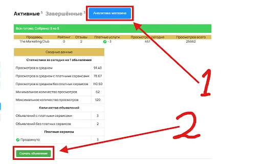 Extensão Avito Analítica: Otimize Anúncios e Vendas com Bananlab - Screenshot 5