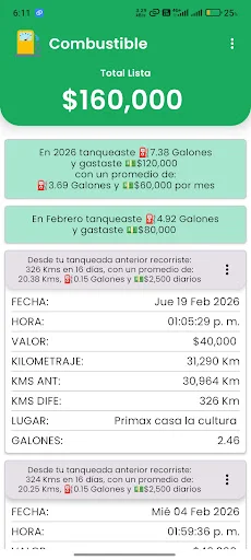 Historial Moto Mantenimiento: Controle a Manutenção da Sua Moto - Screenshot 5