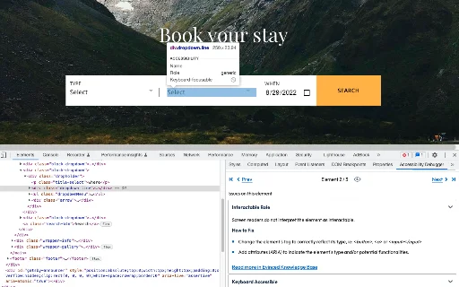 Evinced Dev Debugger: Otimize a Acessibilidade Web Agora - Screenshot 4