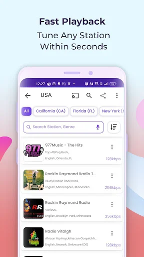 Radio FM: Ouça Rádios, Podcasts e Shows ao Vivo – Baixe Agora - Screenshot 7