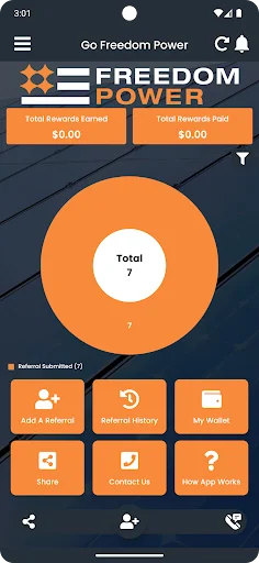 Baixar Go Freedom Power – Recompensas por Indicações de Energia - Screenshot 3