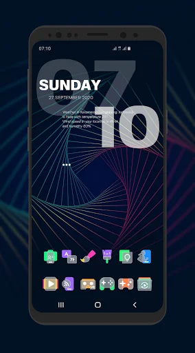 Bluric Icon Pack: Personalize seu Android com Estilo Frozen Glass - Screenshot 8