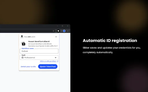 Sikker: Gerenciador de Senhas Seguro para Usuários Mailinblack - Screenshot 3