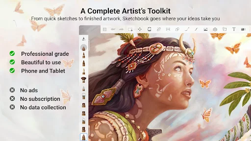 Baixar Sketchbook para Android – Desenhe e Pinte com Liberdade - Screenshot 7
