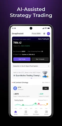 DeepTradeX: Inovação em Trading Cripto com IA e Web3 – Baixe Agora - Screenshot 1