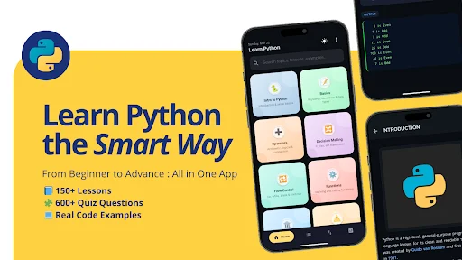 Aprenda Python: Quiz e Teoria – Baixe o Melhor App de Programação - Screenshot 1