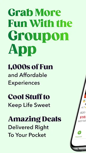 Baixar Groupon: Cupons e Ofertas Incríveis – Economize Até 70% - Screenshot 1