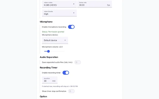 Instant Tab Recorder: Grave abas do Chrome com privacidade total - Screenshot 4