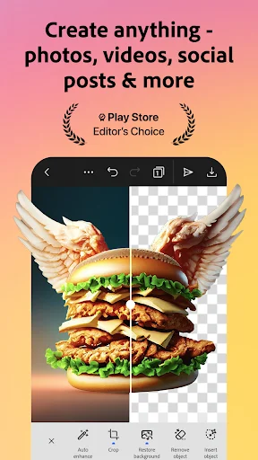 Adobe Express: Edição de Fotos e Vídeos AI – Baixe Agora Grátis - Screenshot 1