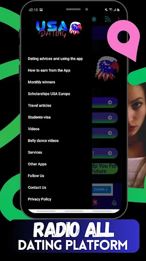 Baixar USA Dating – Conecte-se com Pessoas nos EUA e França - Screenshot 15