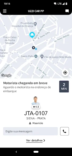 Baixar Uzzi Car PP – Transporte Rápido, Fácil e Seguro Agora - Screenshot 6