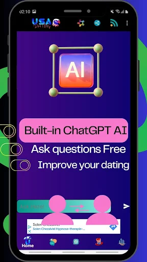 Baixar USA Dating – Conecte-se com Pessoas nos EUA e França - Screenshot 11
